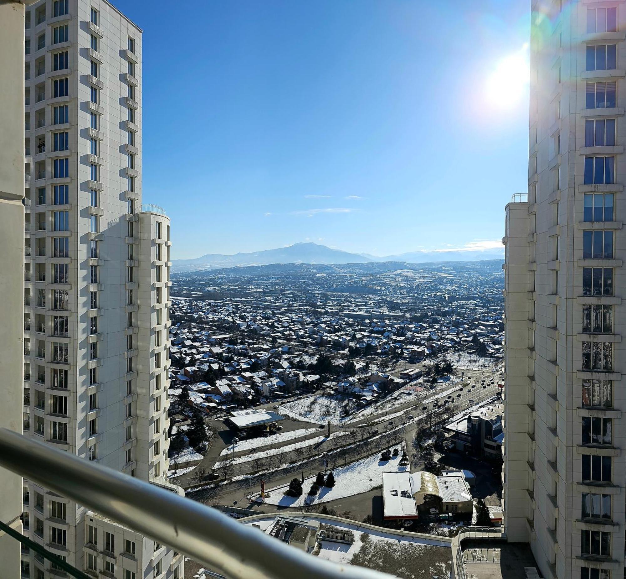 Apartamento Skopje Sky Oasis Exterior foto