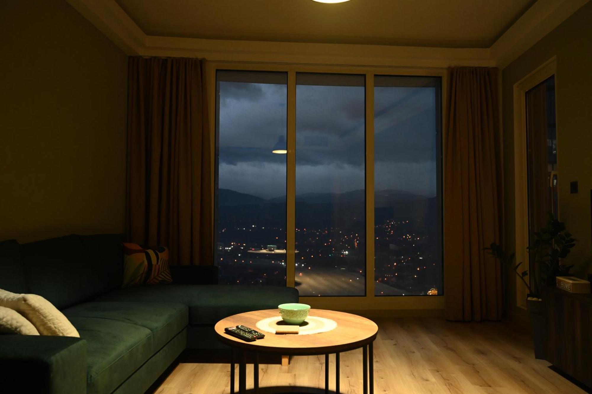 Apartamento Skopje Sky Oasis Exterior foto